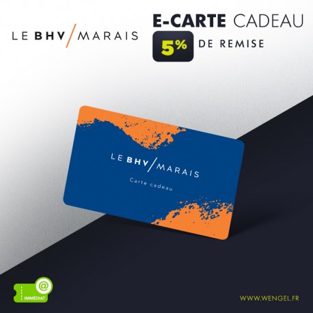 Réduction LE BHV MARAIS E-Carte Cadeau &Wengel