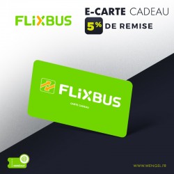Réduction FLIXBUS E-Carte Cadeau &Wengel