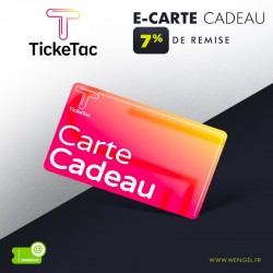 Réduction TICKETAC- E-Carte Cadeau &Wengel