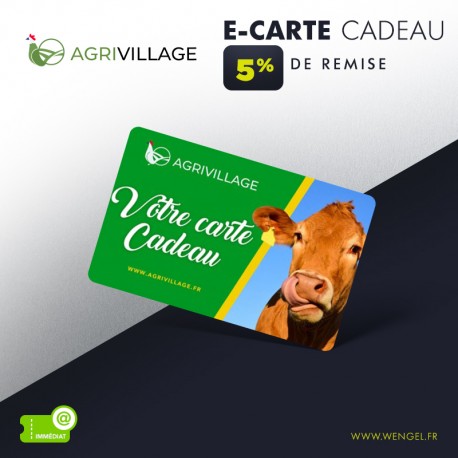 Réduction AGRI VILLAGE - E-Carte Cadeau &Wengel