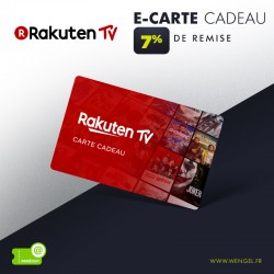 Réduction RAKUTEN TV - E-Carte Cadeau &Wengel
