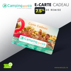 Réduction CAMPING&CO E-Carte Cadeau &Wengel