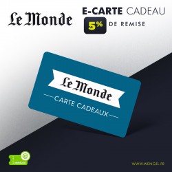 Réduction LE MONDE E-Carte Cadeau &Wengel