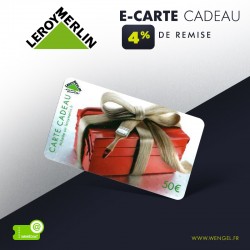 Réduction LEROY MERLIN E-Carte Cadeau &Wengel