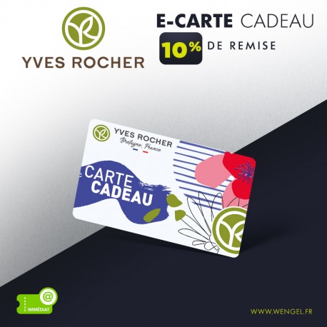 Réduction YVES ROCHER - E-Carte Cadeau &Wengel