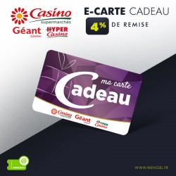 Réduction CASINO E-Carte Cadeau &Wengel