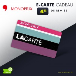 Réduction MONOPRIX E-Carte Cadeau &Wengel
