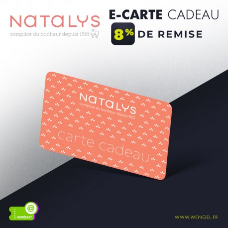 Réduction NATALYS - E-Carte Cadeau &Wengel