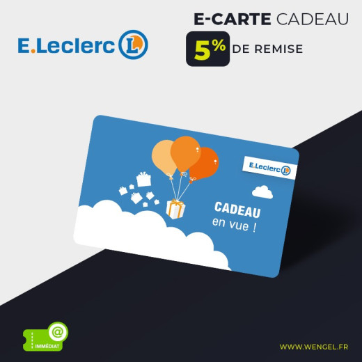 Réduction LECLERC - E-Carte &Wengel