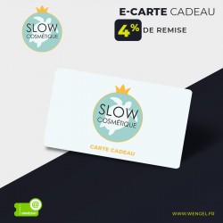 reduction SLOW COSMETIQUE E-Carte Cadeau & Wengel