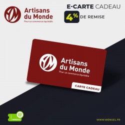 REDUCTION ARTISANS DU MONDE E-Carte Cadeau & Wengel