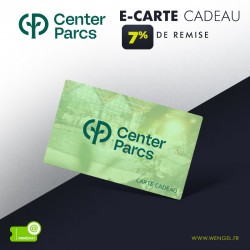 CENTER PARCS E-Carte Cadeau Immédiate