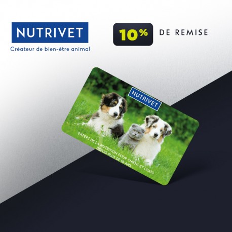 NUTRIVET E-Carte Cadeau Immédiate