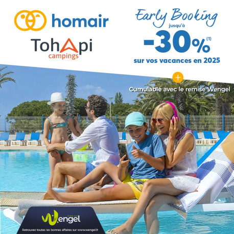 HOMAIR & TOHAPI - Early Booking Été 2025