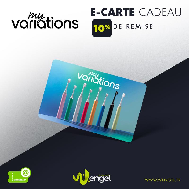 MyVariations - E-Carte Cadeau Immédiate
