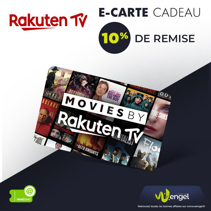 RAKUTEN TV - E-Carte Cadeau Immédiate
