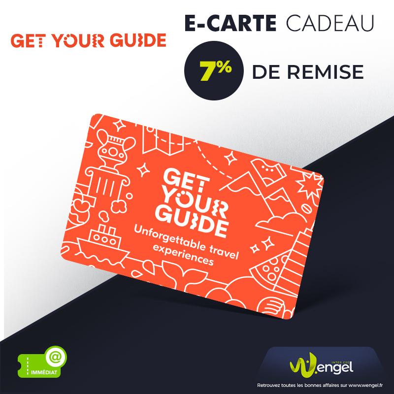 GET YOUR GUIDE - E-Carte Cadeau Immédiate