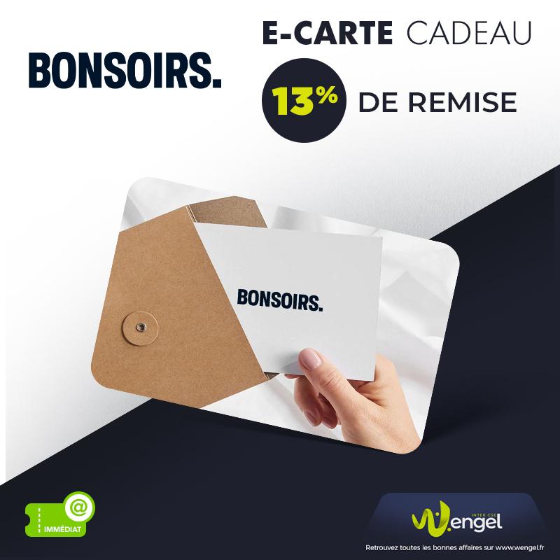 BONSOIRS - E-Carte Cadeau Immédiate