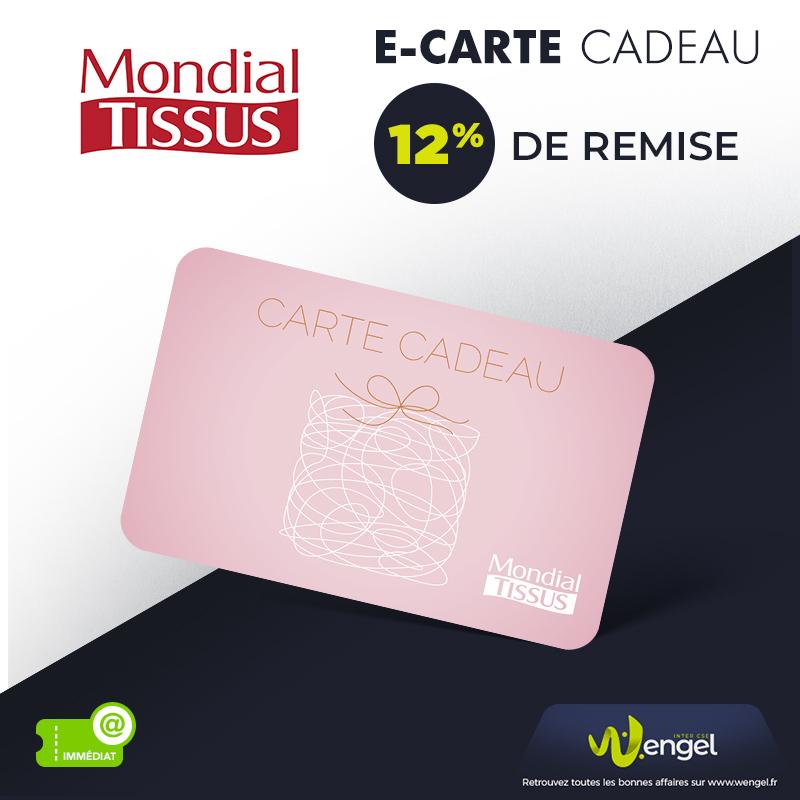 MONDIAL TISSUS - E-Carte Cadeau Immédiate