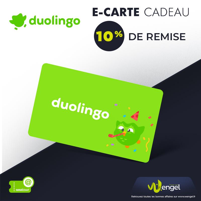DUOLINGO E-Carte Cadeau Immédiate