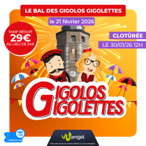 BAL DES GIGOLOS GIGOLETTES - Réservation