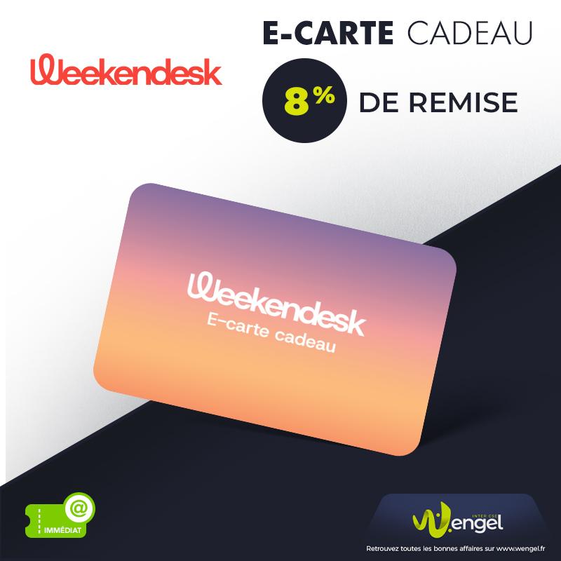 WEEKENDESK E-Carte Cadeau Immédiate