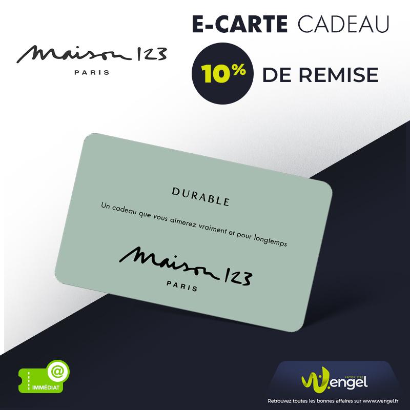 MAISON 1 2 3 - E-Carte Cadeau Immédiate